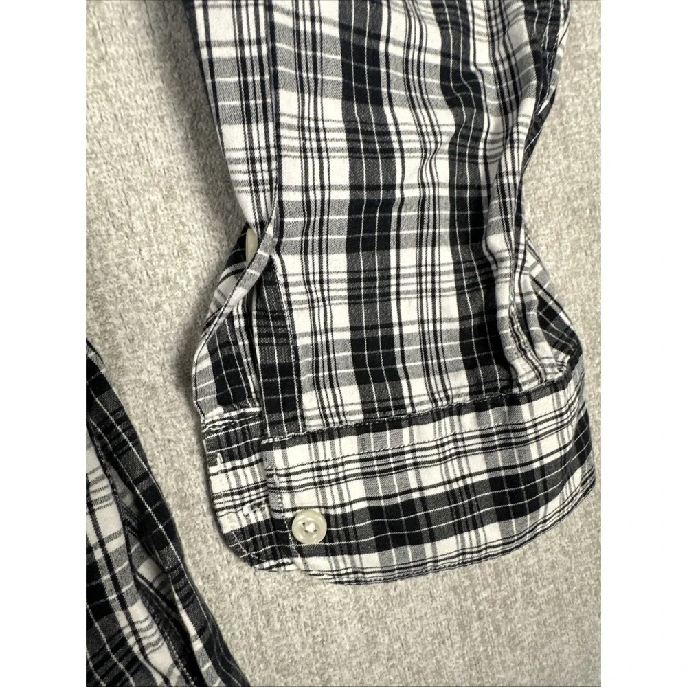 Polo Ralph Lauren Shirt Mens XL Black Plaid Button Down Pony Marlowe Long Sleeve